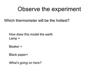 Observe the experiment ,[object Object],[object Object],[object Object],[object Object],[object Object],[object Object]