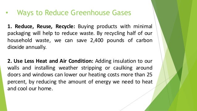 reduce greenhouse how gases House Effect Green reduce greenhouse how gases House Effect Green