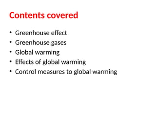Understanding the Greenhouse Effect and Global Warming: Causes, Impacts ...