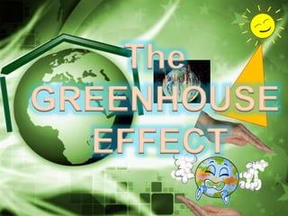 Greenhouse Effect With Global Warming Earth And Space