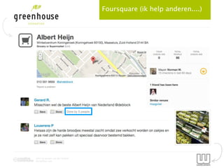 Foursquare (ik help anderen....)




2012 by Jeroen van der Schenk
Socialbites.com
 