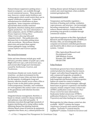 Integrated Pest Management for Greenhouse Crops | PDF