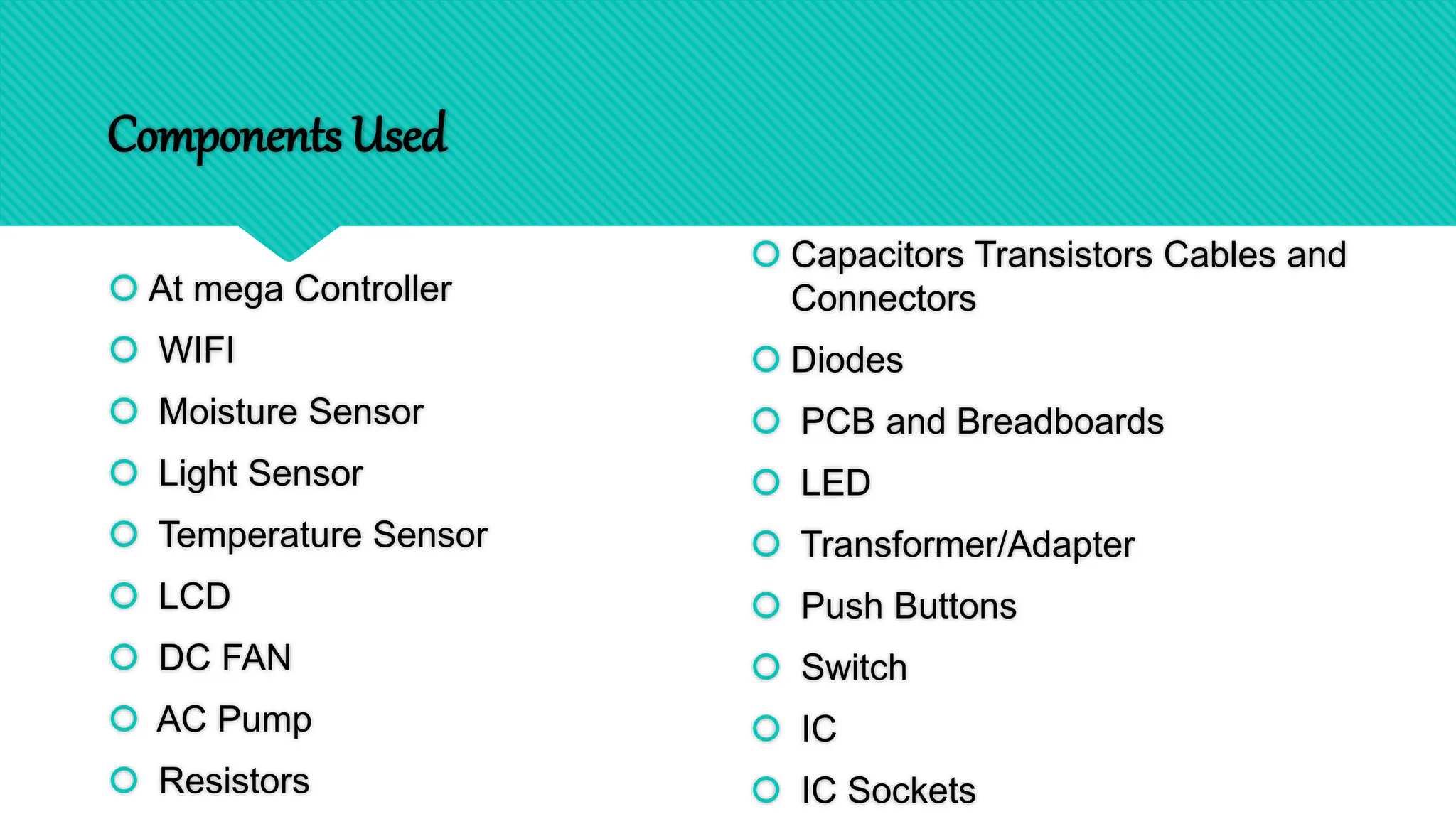 Green House Monitoring and Control System Using IoT | PPTX