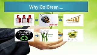 Why Go Green….
 