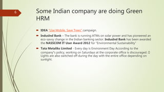 Green Human Resource Management | PPTX