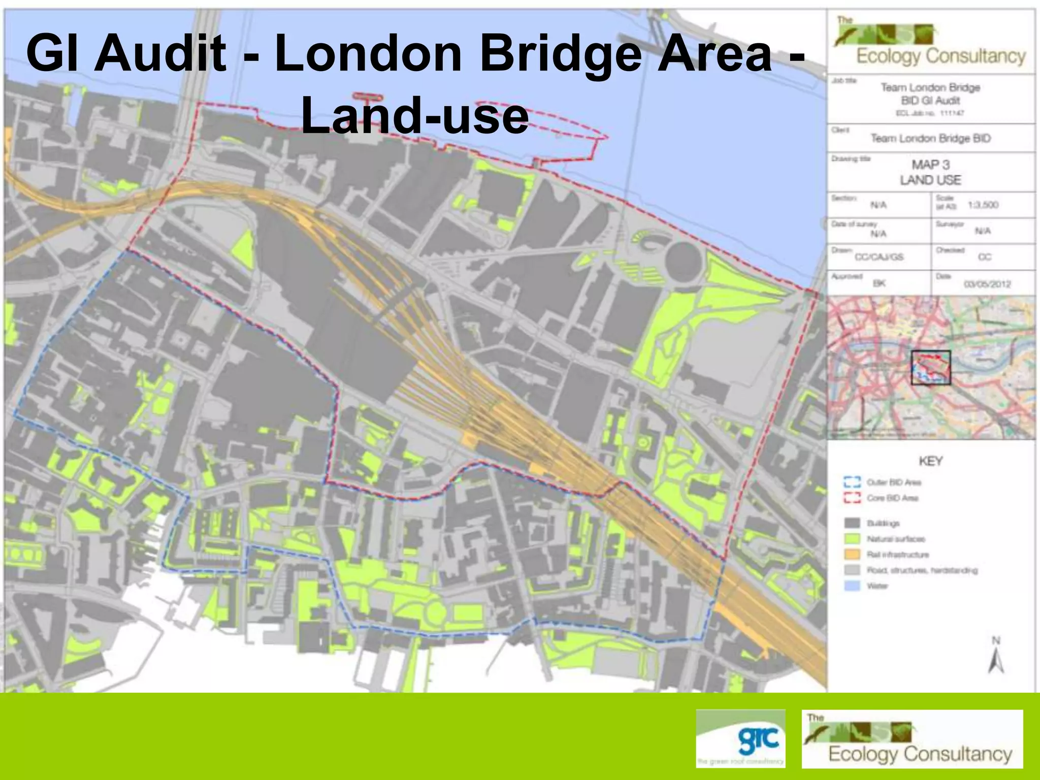 GI Audit - London Bridge Area Land-use

 