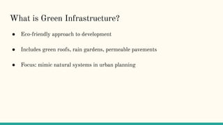 Green Infrastructure – Building a Sustainable Future | PDF