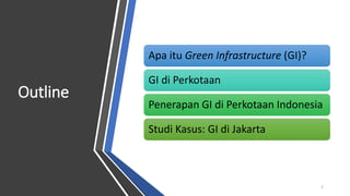 Green Infrastructure di Perkotaan. Studi Kasus Jakarta | PDF