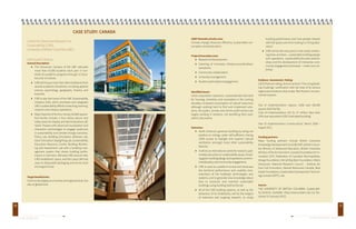 CASE STUDY: CANADA 
GLOBAL EXEMPLARS GREENING UNIVERSITIES TOOLKIT 
69 
Centre for Interactive Research on 
Sustainability (CIRS), 
University of British Columbia (UBC) 
Vancouver Campus 
General Description: 
The Vancouver Campus of the UBC educates 
more than 47,000 students each year in hun-dreds 
of academic programs through 12 facul-ties 
and 14 schools 
CIRS will house more than 200 inhabitants from 
several academic disciplines, including applied 
science, psychology, geography, forestry and 
business 
CIRS is also the home of the UBC Sustainability 
Initiative (USI), which promotes and integrates 
UBC’s sustainability efforts in teaching, learning, 
research and campus operations 
Major features of the four-storey, 60,000 square-foot 
facility include: a four storey atrium and 
lobby areas for display and demonstrations, BC 
Hydro Theatre with advanced visualization and 
interaction technologies to engage audiences 
in sustainability and climate change scenarios, 
Policy Lab, Building Simulation Software Lab, 
Solar Simulation Daylighting Lab, Sustainability 
Education Resource Centre, Building Monitor-ing 
and Assessment Lab with a building man-agement 
system that shares building perfor-mance 
in real-time, 450-seat CIRS Lecture Hall, 
CIRS Inhabitants’ space, and the Loop Café that 
uses no disposable packaging and serves local 
and organic food. 
Target beneficiaries: 
Community largely at university and regional level, but 
also at global level. 
70 
UNEP thematic priority area: 
Climate change; Resource efficiency (sustainable con-sumption 
and production). 
Project/Innovation area: 
Research & Development 
Greening of University infrastructure/facilities/ 
operations 
Community collaboration 
University management 
Student participation/engagement 
Identified issues: 
Urban population explosion; unprecedented demand 
for housing, amenities and necessities in the coming 
decades; increased consumption of natural resources; 
although working hard to find and implement solu-tions, 
the public, private and not-for-profit sectors are 
largely working in isolation, not benefiting from each 
other’s discoveries. 
Outcomes: 
North America’s greenest building by being net 
positive on energy, water self-sufficient, having 
100% access to daylight and superior natural 
ventilation amongst many other sustainability 
features 
It will be an international centre for research, part-nership 
and action on sustainability issues, includ-ing 
green building design and operations, environ-mental 
policy and community engagement. 
CIRS is used as a platform to test and showcase 
the technical performance and usability char-acteristics 
of the building’s technologies and 
systems, and to generate new knowledge about 
how to construct and maintain sustainable 
buildings using building itself as the lab 
All of the CIRS building systems, as well as the 
behaviour of its inhabitants, will be the subject 
of extensive and ongoing research, to study 
building performance and how people interact 
with the space over time making it a ‘living labo-ratory’ 
CIRS will be the only place in the world combin-ing 
three activities – sustainable building design 
and operations, sustainability-focused partner-ships 
and the development of interactive com-munity 
engagement processes – under one um-brella. 
Evidence / Assessment / Rating: 
LEED Platinum rating. Aims to achieve ‘The Living Build-ing 
Challenge’ certification with the help of its various 
regenerative features that create ‘Net Positive’ environ-mental 
impacts. 
Size of implementation: Approx. 5,600 sqm (60,000 
square-foot) facility 
Cost of implementation (US $): 37 million (less than 
10% over equivalent LEED Gold rated building) 
Year of implementation (construction): March 2009 – 
August 2011 
Funding partners: 
Major funding partners include British Columbia 
Knowledge Development Fund (BCKDF), British Colum-bia 
Ministry of Advanced Education, British Columbia 
Ministry of the Environment, Canada Foundation for In-novation 
(CFI), Federation of Canadian Municipalities, 
Kresge Foundation, McCall MacBain Foundation, Metro 
Vancouver, National Research Council - Institute for 
Fuel Cell Innovation, Natural Resources Canada, Real 
Estate Foundation, Sustainable Development Technol-ogy 
Canada (SDTC), etc. 
Source: 
THE UNIVERSITY OF BRITISH COLUMBIA. Sustainabil-ity 
[Online]. Available: http://www.sustain.ubc.ca/ [Ac-cessed 
15 January 2012]. 
 