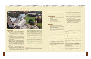 GLOBAL EXEMPLARS GREENING UNIVERSITIES TOOLKIT 
73 
CASE STUDY: KENYA 
University of Nairobi 
General Description: 
The University of Nairobi, the only institution of 
higher learning in Kenya, has so far offered academ-ic 
programs and specialisation in approximately 
200 diversified programs on its seven campuses in 
the capital city 
The University recognizes that it has a responsibil-ity 
to manage its activities in a way that reduces 
the negative environmental impacts and enhances 
positive impacts 
Inspired by the above, the key aspects of its green-ing 
include: Strategic planning and implementa-tion; 
Education and Awareness; Safety and Health; 
Monitoring and Reporting; Communication; Pur-chasing 
Policy and; Environmental Management 
System 
The University is committed to developing and 
sustaining an Environmental Management System 
(EMS) based on the International Standard ISO 
14001. The EMS, together with the ISO 9001- 2000 
Standard, have been adopted for achieving the Uni-versity’s 
Environmental Policy, including compli-ance 
with legislative requirements and the meas-urement 
of continual improvement targets and 
outcomes. An environmental audit was carried out 
in 2008 as per the requirements of the Environmen-tal 
Management and Coordination Act 1999, and 
the Environmental Impact Assessment and Audit 
Regulations 2003 
The audited areas include Waste management; En-ergy 
management; Water management and econo-my 
of use; Noise evaluation and control; Indoor air 
quality; Emergency prevention and preparedness; 
Staff/student environmental awareness and train-ing; 
environmental management system, and a 
University Environmental Policy. 
Target beneficiaries: 
The University and local communities as well as the global 
community. 
74 
UNEP thematic priority area: 
Climate change; environmental governance; harmful 
substances and hazardous waste; and Resource effi-ciency 
(sustainable consumption and production). 
Project/Innovation area: 
Greening of University infrastructure/facilities/ 
operations 
Community collaboration 
University management 
Student participation/engagement 
Identified issues: 
The environmental audit highlighted that; 
The University does not have an Environmental 
Policy to guide its operations; 
The measurement culture at the University is 
weak as far as resource use and waste genera-tion 
are concerned; 
Although there is a procurement policy which is 
informed by the Government Act, environmen-tal 
considerations do not seem to be important 
in the procurement of goods and services for the 
different University units; 
The University does not have an asbestos man-agement 
plan despite having buildings with as-bestos 
roofing; 
No recycling takes place at the University; 
There has been no air quality or noise monitor-ing 
at any site in the University; 
There is need for staff awareness and training in 
environmental matters. 
Outcomes: 
The University developed its environmental 
policy in 2009; and a maintenance policy for all 
assets owned by the University in 2010 main-streaming 
environmental considerations. 
Following the initiative, top management in the 
University are now aware, supportive and com-mitted 
to improving the environmental perfor-mance 
of the University. 
All units of the university, as well as to some de-gree 
the students, have embraced environmen-tally 
sustainable practices. 
The University intends to appoint a Standing En-vironmental 
Policy Steering Committee and al-locate 
budgets for environmental management 
as stated in the Environmental Policy. 
Evidence / Assessment / Rating: 
Only university in Kenya to conduct an environmental 
audit of its products and services. 
Size of implementation: Information not publicly 
available 
Cost of implementation (US $): Information not 
publicly available 
Year of implementation (construction): 2008 – 
Ongoing 
Funding partners: Information not publicly available 
Source: 
UNITED NATIONS ENVIRONMENT PROGRAMME 
(UNEP) 2011. Innovations and Best Practices on Ed-ucation 
for Sustainable Development and Sustain-ability 
in Universities – Success Stories from Around 
the World. 
UNIVERSITY OF NAIROBI. 2011. Introduction [On-line]. 
Available: http://www.uonbi.ac.ke/about [Ac-cessed 
24 March 2012] 
UNIVERSITY OF NAIROBI. 2010. Annual Report 2010 
[Online]. Available: http://www.uonbi.ac.ke/sites/ 
default/files/UON%20AR%202010%20WEB.pdf [Ac-cessed 
24 March 2012]. 
 