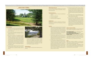 GLOBAL EXEMPLARS GREENING UNIVERSITIES TOOLKIT 
75 
CASE STUDY: TURKEY 
Middle East Technical University (METU) 
General Description: 
The Middle East Technical University (METU) is located 
on a 4500 hectare Campus about 20 km from the cen-tre 
of Ankara; it includes 3043 hectare of forest area 
and the Lake Eymir; 
ETU runs about 206 programs serving over 24,500 stu-dents 
including more than 1,700 students from over 
85 different countries; 
METU plays a key role in the greening of Ankara 
through its comprehensive re-forestation program. 
Preliminary planning for the METU Re-forestation 
and Landscaping Program began in 1958 in response 
to two major incentives: First, being that the capital 
city Ankara, which is surrounded by hills, suffers from 
heavy air pollution. Second was that, the Turkish law 
supports for green zone next to Ankara. This law states 
that forest land cannot be expropriated, thereby en-couraging 
the creation of newly planted woods to 
limit urban sprawl; 
The Re-forestation Program has led to the successful 
planting of some ¾ of the campus area. Every year, 
over 20,000 trees are planted by students, staff and 
alumni; 
The initiative was further inspired by the fact that 4500 
hectares were available for this purpose. The area 
was formerly a degraded, barren pasture of wheat 
fields once covered with primal forests. By 1960, the 
university’s department of landscaping had tested 
tree species that would be appropriate, and in 1961, 
the re-forestation program commenced. 
Target beneficiaries: 
Community largely at university and the residents of the city 
of Ankara. 
76 
UNEP thematic priority area: 
Climate change; Ecosystem management; Environmental 
governance; Resource efficiency (sustainable consump-tion 
and production). 
Project/Innovation area: 
Greening of University infrastructure/facilities/op-erations 
Community collaboration 
University management 
Student participation/engagement 
Identified issues: 
Disappearance of wilderness, degradation of biodiversity 
and extinction of species due to urbanisation and other 
human processes. 
Outcomes: 
The area with non-irrigational plants now covers 3000 
hectares. Plants that require irrigation cover 800 hec-tares, 
and are located within the built environment of 
the Campus where they form a beautiful landscape 
along the pedestrian network. The remaining 500 
hectares consist of lakes and ponds. The flora at METU 
consists of more than 250 species, some of them na-tive, 
others from other parts of Turkey; 
The forest area created not only contributes to the 
quality of campus life for the users, but also to the 
urban quality of life for the entire Ankara region. Ad-ditionally, 
and more importantly, it provides a broad 
range of other environmental services; 
The METU green area helps purifying Ankara’s air, fil-ters 
wind and noise, stabilizes the microclimate; i.e. 
makes the city much more sustainable and livable. 
In 1995, the Re-forestation Program received the 
Aga Khan Award for Architecture. The habitats cre-ated 
by the planted area, step and lake-shore areas 
provide living conditions for many species of mam-mals, 
birds, fish and butterflies. A recent research 
found out that two endemic butterfly species are 
living on the METU Campus; 
The built environment in METU has been created in 
line with sustainable design principles and includes 
the use of local construction materials. One of the 
buildings under construction is designed to include 
photovoltaic panels that will provide energy for the 
operation of the basic equipments within the build-ing; 
The University, with an active participation of stu-dents, 
staff and alumni, organises an annual affor-estation 
festival on the Campus; 
The University has an Afforestation and Landscape 
Department which provides maintenance and im-plementation 
strategy for plants. Decision-making 
on the sustainable development of the Campus be-longs 
to the Presidency and its related offices. The 
Commission for University’s Spatial Strategy and De-velopment 
focuses on the preservation of greenery, 
while responding to the spatial development needs 
of the Campus. 
Evidence / Assessment / Rating: 
Specific research on heat island in and around Ankara has 
shown beneficial cooling effect around METU campus. 
Size of implementation: Approx. 4,500 hectare campus 
Cost of implementation (US $): To be provided 
Year of implementation (construction): 1958 – Ongoing 
Funding partners: National government’s Ministry of 
Forestry provided trees during the 1960s; General Directo-rate 
of Afforestation and Erosion Control annually provids 
20000-25000 tree seedlings; and Business and Industry 
provides grants for new energy-efficient buildings. 
Source: 
MIDDLE EAST TECHNICAL UNIVERSITY. n.d. General Infor-mation 
[Online]. Available: http://www.metu.edu.tr/gener-al- 
information [Accessed 21 March 2012]. 
UNITED NATIONS ENVIRONMENT PROGRAMME (UNEP) 
2011. Innovations and Best Practices on Education for Sus-tainable 
Development and Sustainability in Universities – 
Success Stories from Around the World. 
 