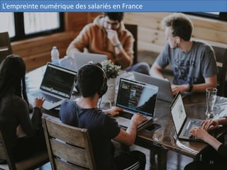 33
L’empreinte numérique des salariés en France
 