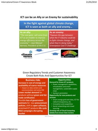 Green ICT Sustainable Supply Chain | PDF