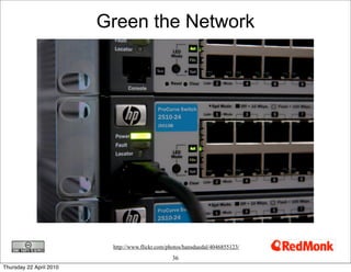 Green the Network




                          http://www.flickr.com/photos/hansduedal/4046855123/
                      ...