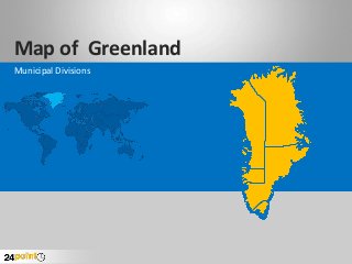 Map of Greenland
Municipal Divisions

 