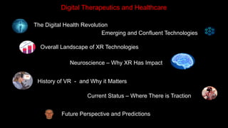 Digital Therapeutics and Healthcare
The Digital Health Revolution
Emerging and Confluent Technologies
Overall Landscape of...