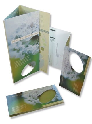 Green Space leaflet design