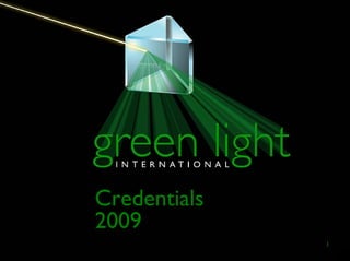 Credentials
2009
              1
 