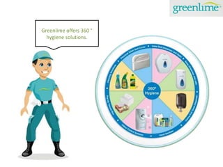 Greenlime offers 360° hygiene solutions. 