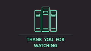 THANK YOU FOR
WATCHING
 
