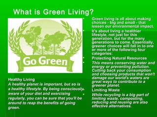 Green living[1]