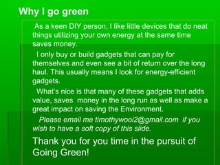 Green living[1]
