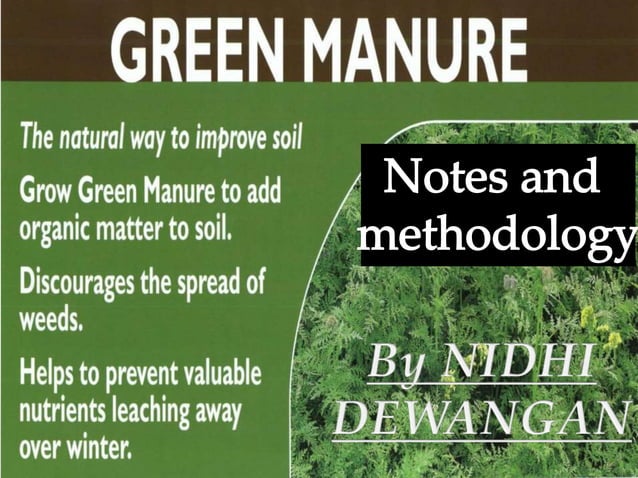 Green manuring | PPTX
