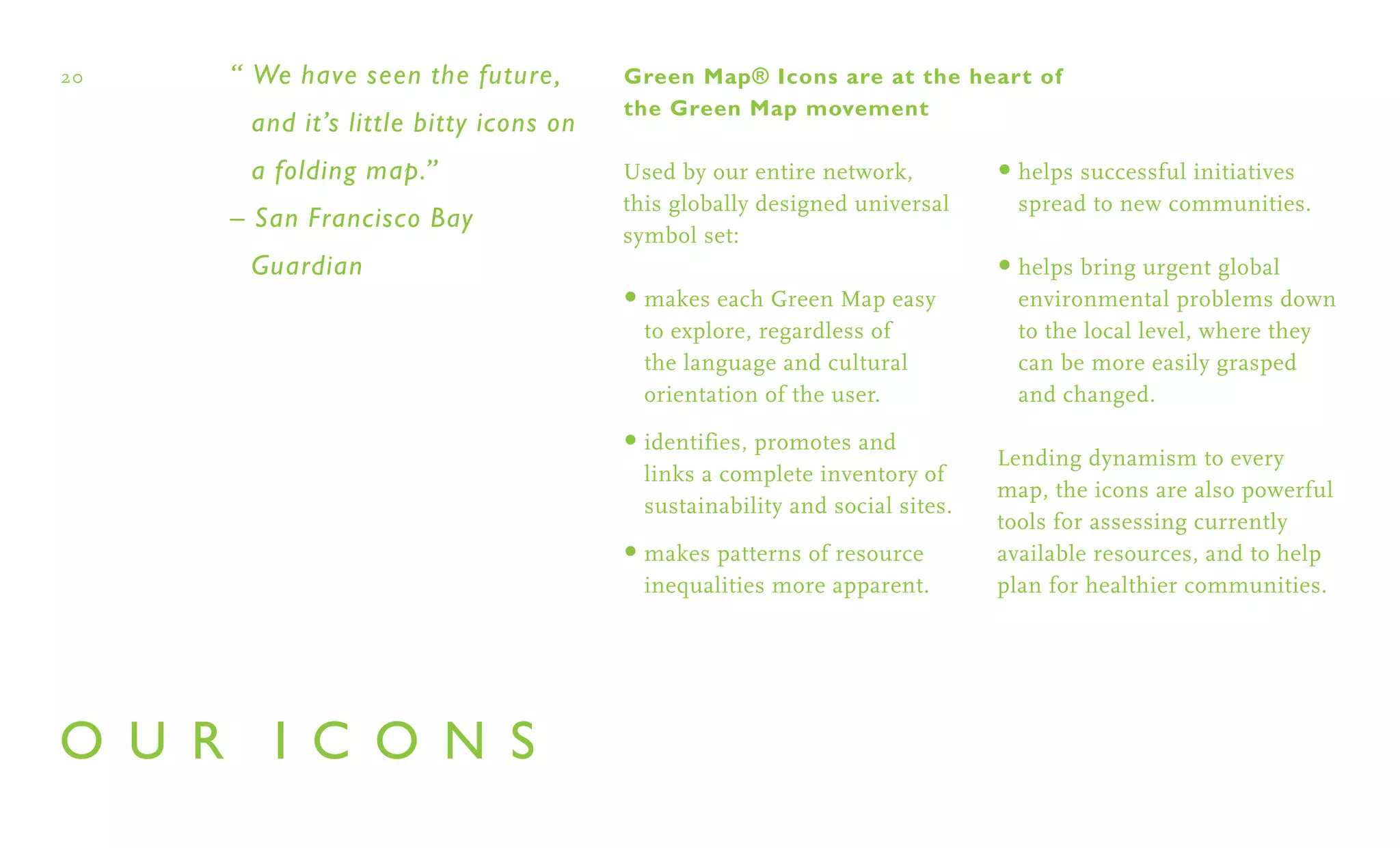 Green Map System Brochure