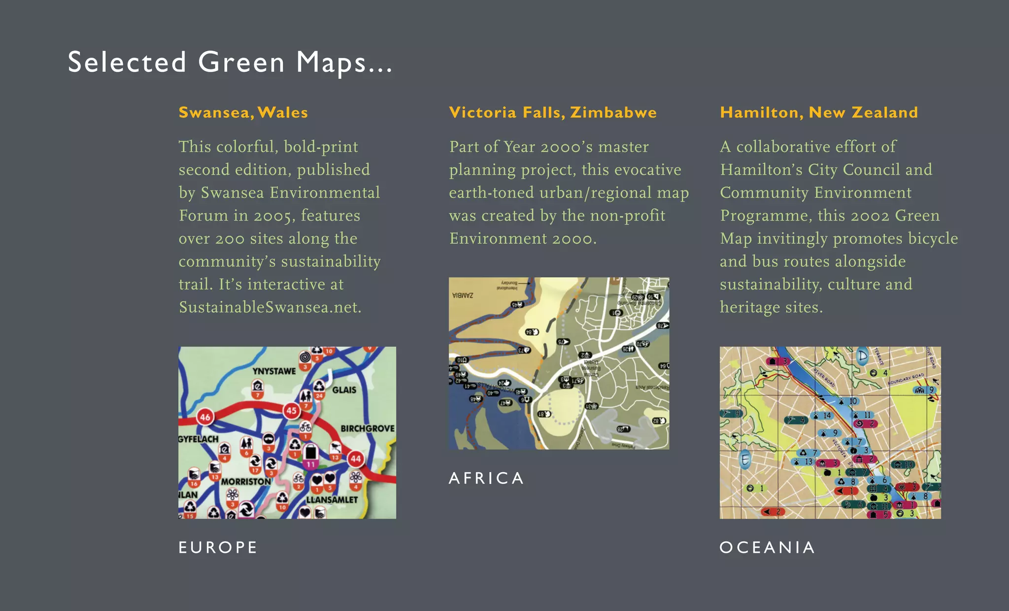 Green Map System Brochure
