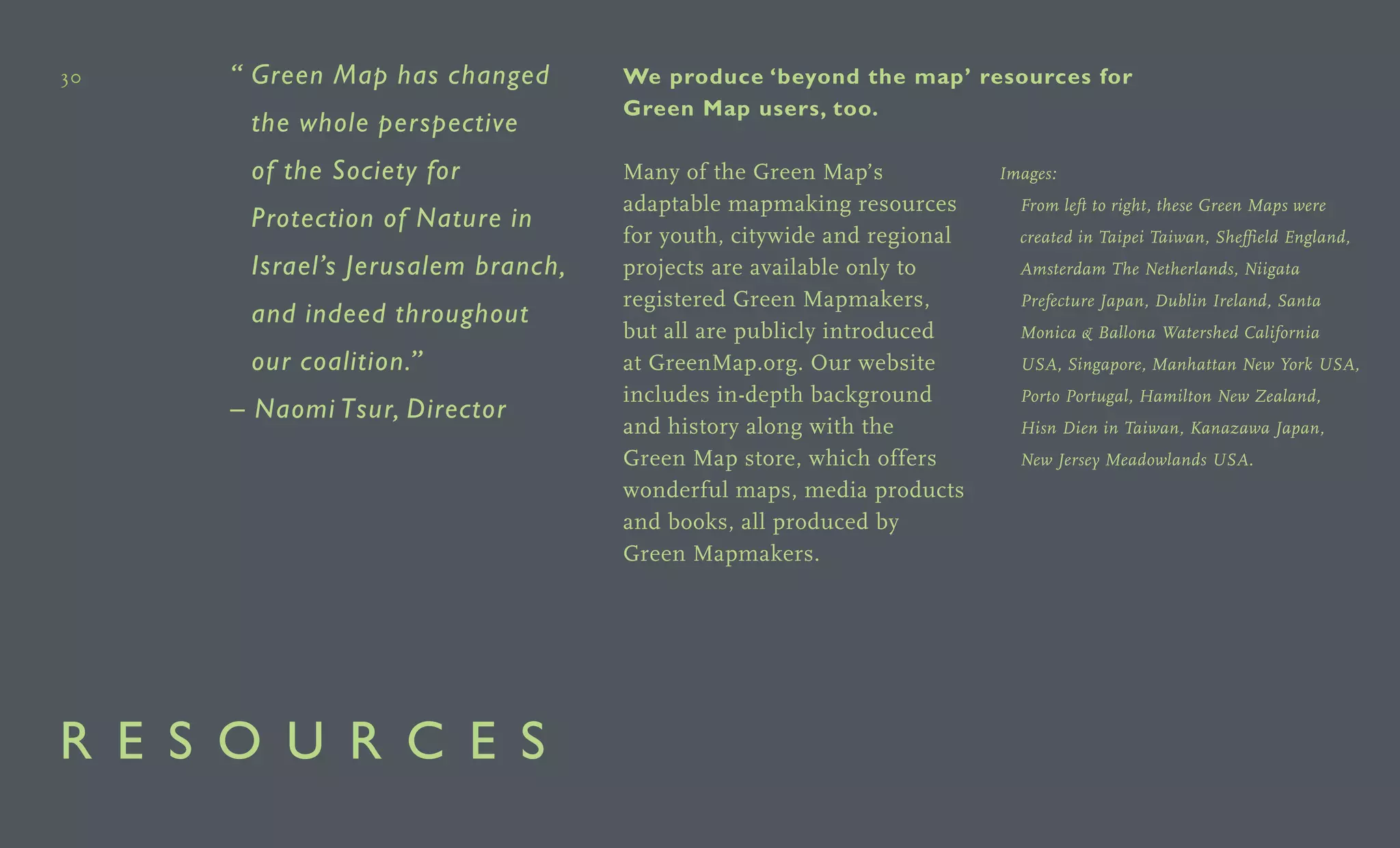 Green Map System Brochure