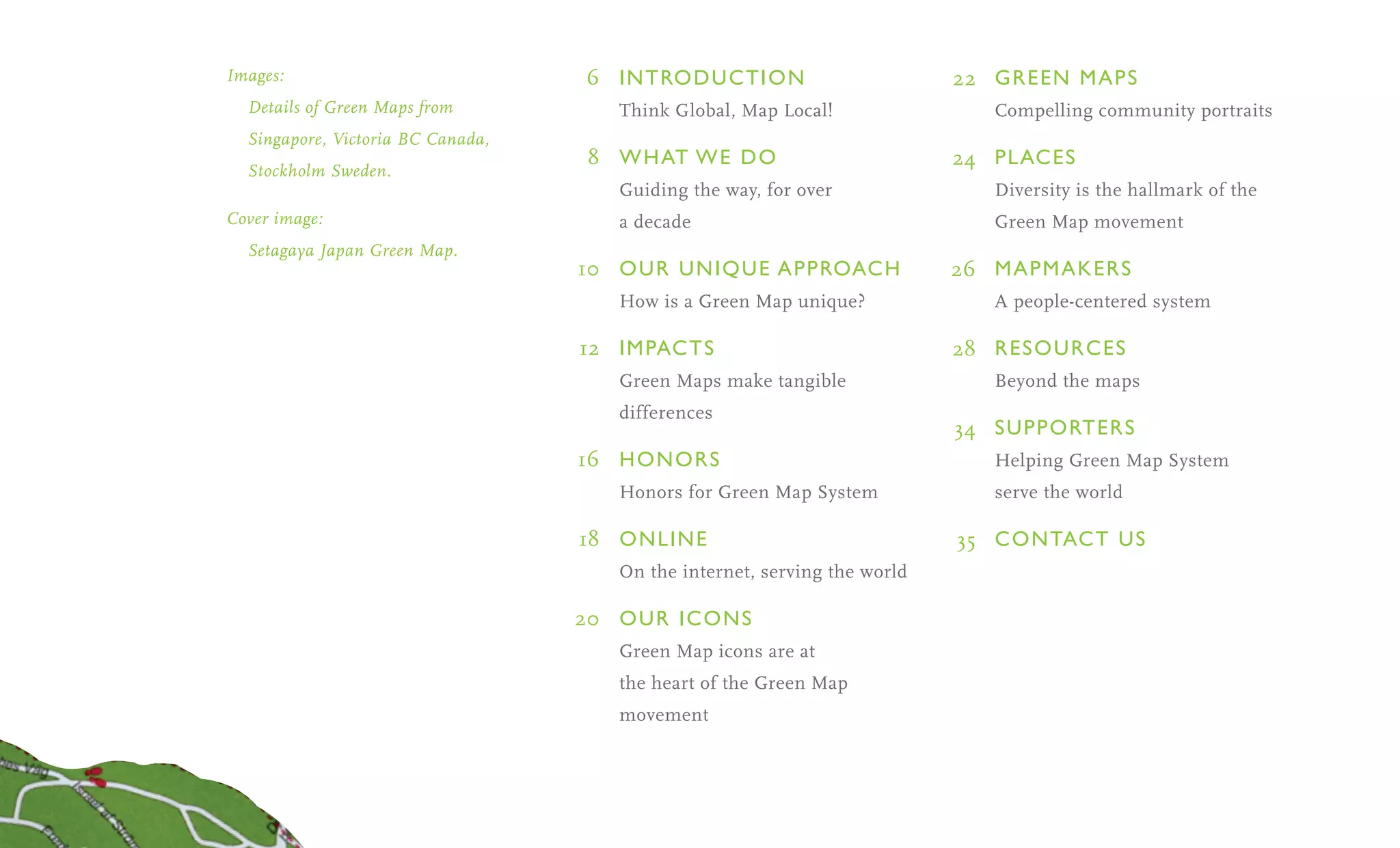 Green Map System Brochure