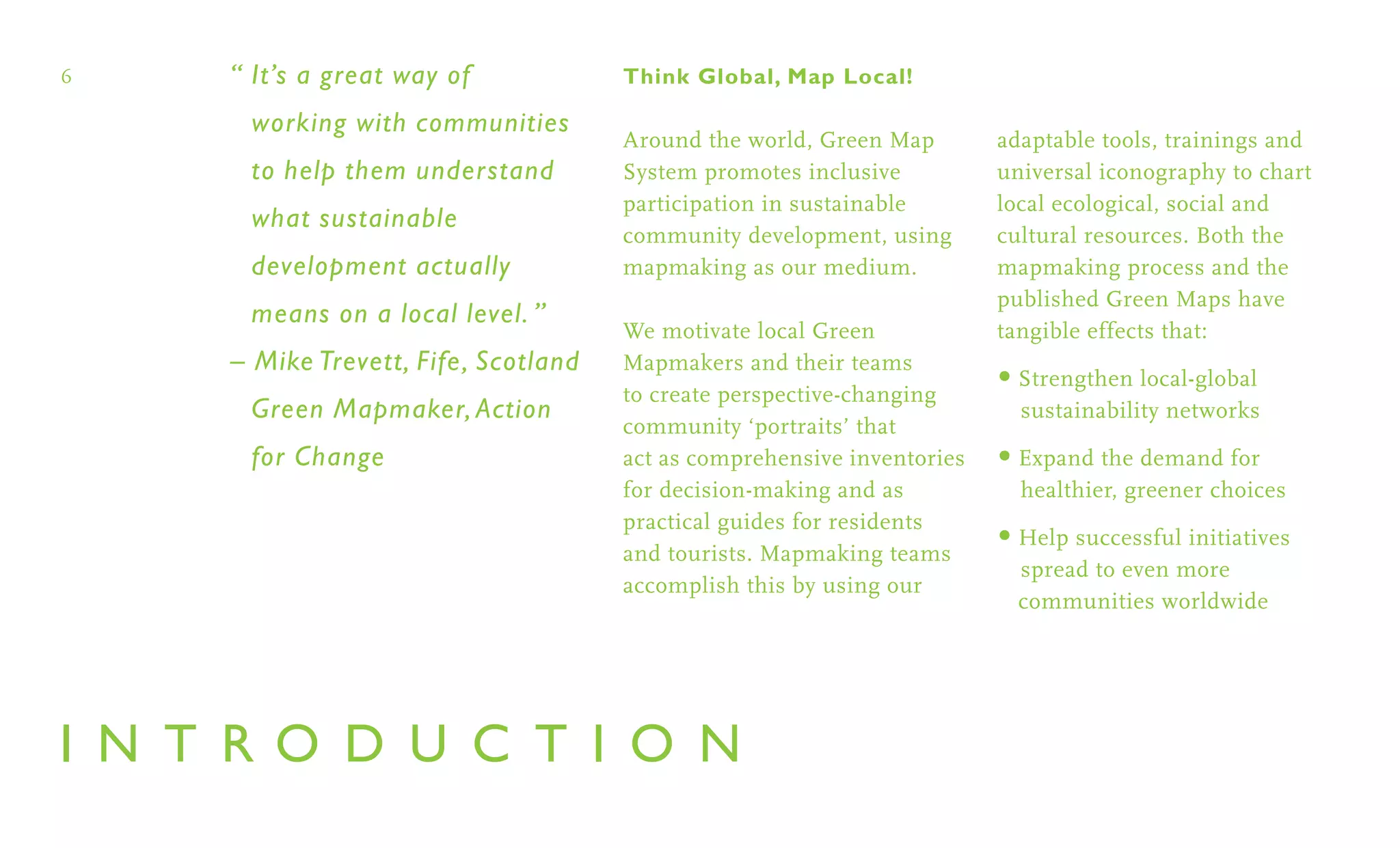 Green Map System Brochure