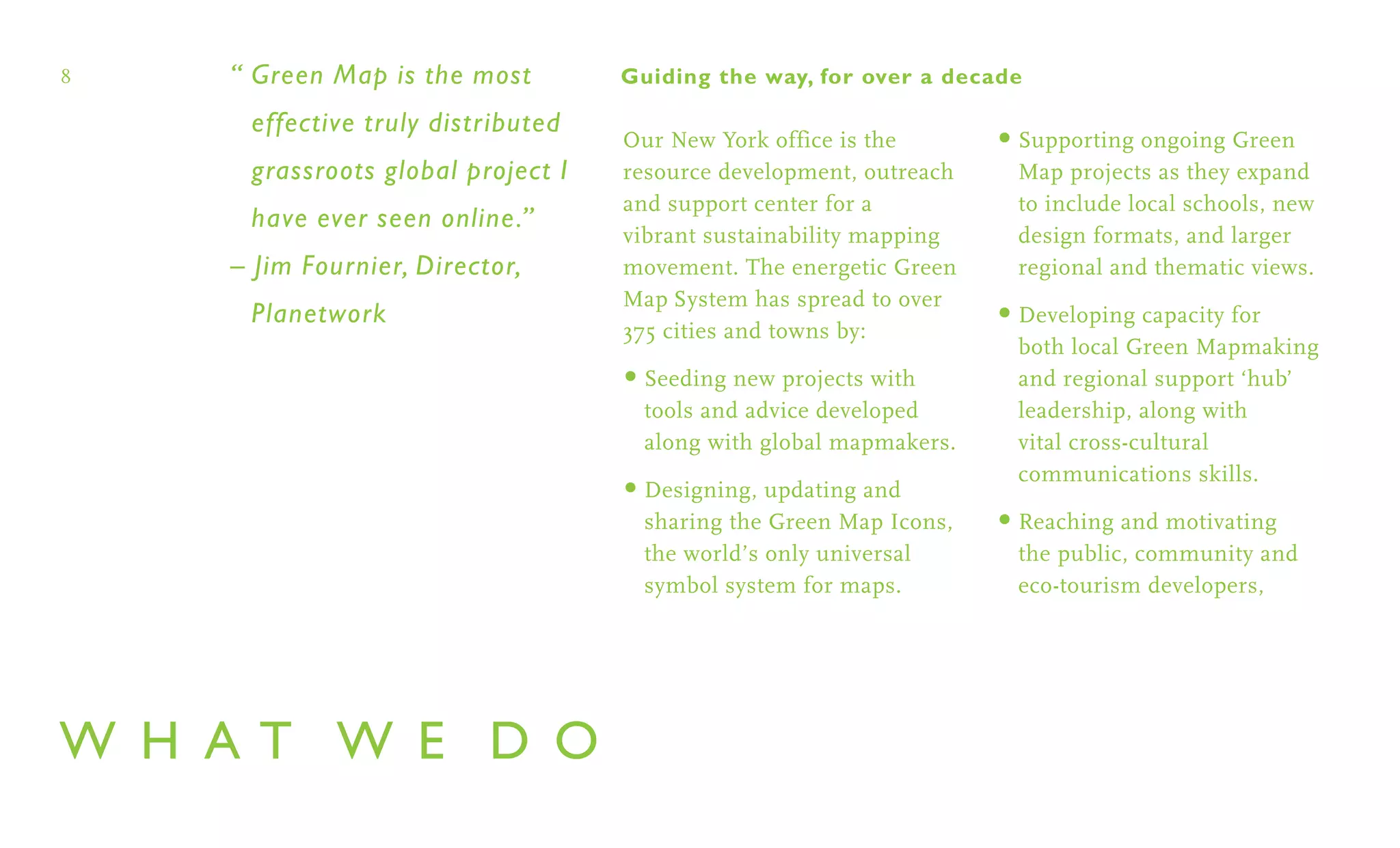 Green Map System Brochure