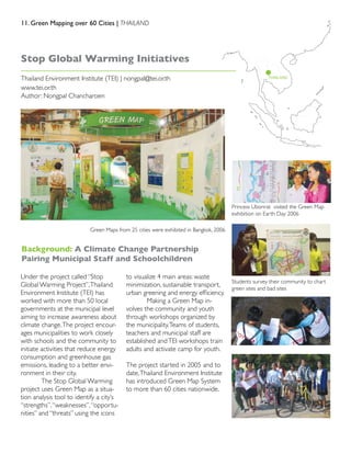 11. Green Mapping over 60 Cities | THAILAND




Stop Global Warming Initiatives
Thailand Environment Institute (TEI) | non...