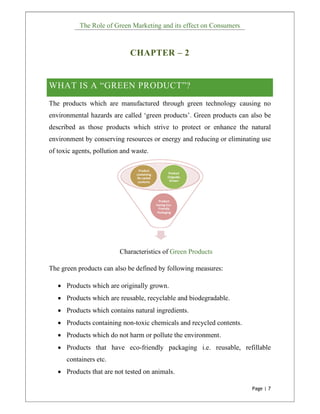 The Role of Green Marketing and its effect on Consumers | PDF