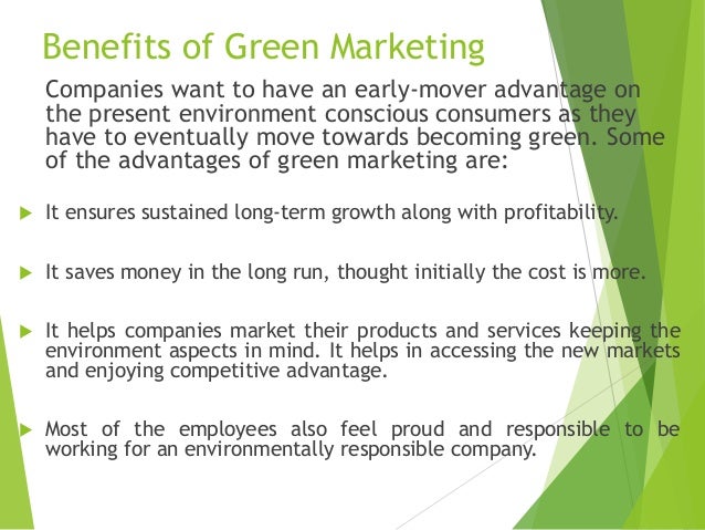 Benefits Of A Green Company