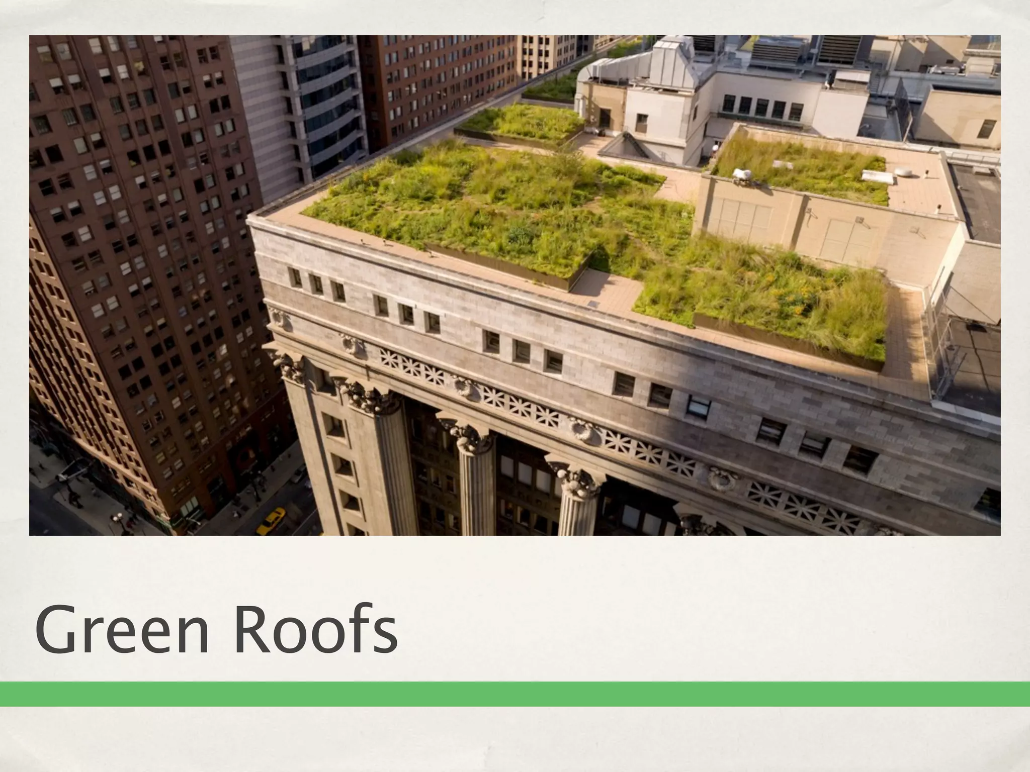 Green Roofs
 