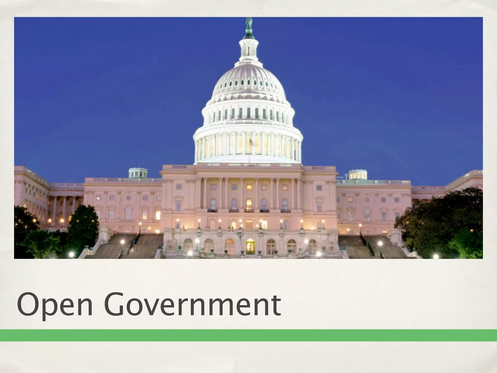 Open Government
 