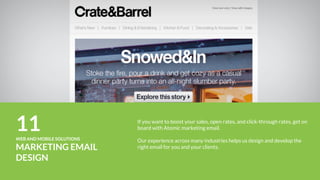 14SOCIAL MEDIA
EDITORIAL MANAGEMENT
We focus on publishing engaging content as reachable
as we can. Managing the process can be challenging, to
say the least basically we:
• Set an editorial calendar
• 70/20/10 ratio, brand/category/current events
• Provide consistency and quality content
• Align the team with the upcoming content
• Give a framework and a time plan
• Enforces accountability
Covering:
 