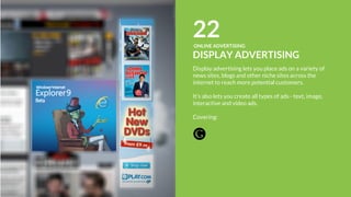 24ONLINE ADVERTISING
EMAIL MARKETING
CAMPAIGNS
To some businesses, they're called customers. To
others, subscribers. Readers. Clients. Consumers. To
every business, they are the target audience.
Why keep in contact with them? To stimulate interest
or purchase. To generate attention to your cause. To
inform and update.
A reliable method of communication lies in email
marketing. Green Mind Agency makes this method a lot
easier with our customizable templates, real-time
reports to monitor email performance, and results.
 