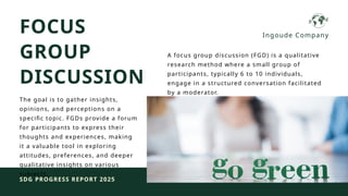 Green Modern Sustainable Development Goals Progress Report Presentation ...