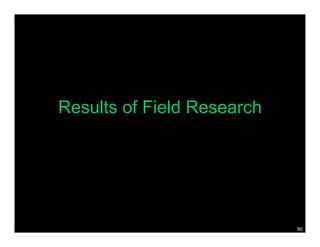 Results of Field Research




                            90
 