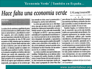 ‘Economía Verde’ / También en España… 