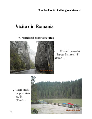 Intalniri de proiect




            7. Protejand biodiversitatea



                                             Cheile Bicazului
                                           – Parcul National. Si
                                           ploaie…




        Lacul Rosu,
          cu povestea
          sa. Si
          ploaie…


11
 