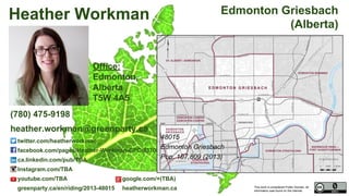This work is considered Public Domain, all
information was found on the internet.
Calgary Heritage (Alberta)
Harper
(Absent)
This work is considered Public Domain, all
information was found on the internet.
Image from Wikipedia
Map Image From Elections Canada elections.ca
Unfortunately Re-Elected (Confirmed)
48007
Calgary Heritage
Pop. 108,320 (2011)
Electors 80,213 (2015)
Turnout 58,658 73.13%
 