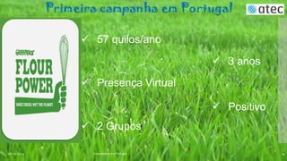 Primeira campanha em Portugal
 57 quilos/ano
 3 anos
 Presença Virtual

 Positivo
 2 Grupos
06-03-2014

Greenpeace em Portugal

4

 