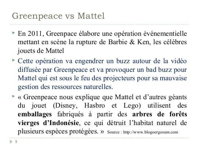 greenpeace mattel