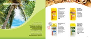 25
Крем-гель после солнца
суперувлажняющий для
сохранения загара
Алоэ Вера, мелисса и
вербена лимонная
150 мл
Прохладный и легкий крем-гель
интенсивно увлажняет обезвоженную
после принятия солнечных ванн
кожу, разглаживает, восстанавливает,
успокаивает и охлаждает. Защищает
кожу от повреждений, вызванных
негативным воздействием
УФ-излучения, препятствует
появлению признаков старения,
позволяет дольше сохранять красивый
оттенок загара и молодость кожи.
Код 5008
Детское успокаивающее желе
после загара
Д-пантенол и Алоэ Вера
150 мл
Нежное и прохладное желе,
разработанное специально для детей,
подарит долгожданное ощущение
увлажненности, мягкости и комфорта
обезвоженной после воздействия
солнечных лучей коже. Эффективные
растительные компоненты помогают
восстановить естественный баланс
влаги, уменьшить ощущение
стянутости и сухости.
Рекомендуется для детской кожи после
принятия солнечных ванн.
Подходит для ежедневного
применения.
Код 5016
Молочко
солнцезащитное
водостойкое
антиоксидантное SPF70
с экстрактом кактуса
150 мл
Подходит для очень светлой
и чувствительной кожи.
Безопасно защищает кожу
от повреждений, вызванных
негативным воздействием
УФ-излучения. Поддерживает
нормальный уровень
увлажненности, разглаживает
и питает кожу, препятствует ее
пересушиванию и появлению
признаков старения.
Код 5012
Молочко детское
солнцезащитное водостойкое
антиоксидантное SPF50
с экстрактом кактуса
150 мл
Подходит для детской кожи, а также
для взрослых с очень светлой и
чувствительной кожей, помогает
адаптировать кожу к принятию
солнечных ванн. Защищает кожу от
повреждений, вызванных негативным
воздействием УФ-излучения,
увеличивая время безопасного
пребывания под солнцем. Специальные
активные компоненты защищают
кожу от обезвоживания и потери
эластичности, питают, успокаивают и
разглаживают кожу.
Код 5009
СОЛНЦЕЗАЩИТНАЯ CЕРИЯ
Лауреат
Национальной
премии
“Моя косметика”
2013 года
в номинации
“Все для малыша”
Наши солнцезащитные средства
содер­жат эффективные UVAUVB фильтры
и являются водостойкими. Даже
обладательницам самой смуглой кожи
необходима защита от ярких солнечных лучей.
В широкой линейке солнцезащитных средств
GREEN PLANET взрослые и малыши, смуглые
и светлокожие найдут что-то для себя:
нежное молочко для загара, увлажняющие
гели и успокаивающие желе после солнца,
питательные масла. Антиоксидантную защиту
и увлажнение обеспечивает экстракт кактуса,
ко­торый растет в пустыне, и все его строение
приспособлено к сохранению накопленной
влаги и защите от солнечного излучения.
Красивый и безопасный загар – это реальность!
 