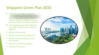 Singapore Green Plan 2030: Strategies for Sustainable Urban Development ...