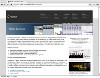 Monday, April 19, 2010
 